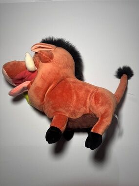 Disney Parks Pumbaa Plush Lion King Warthog Stuffed Animal 16" Toy